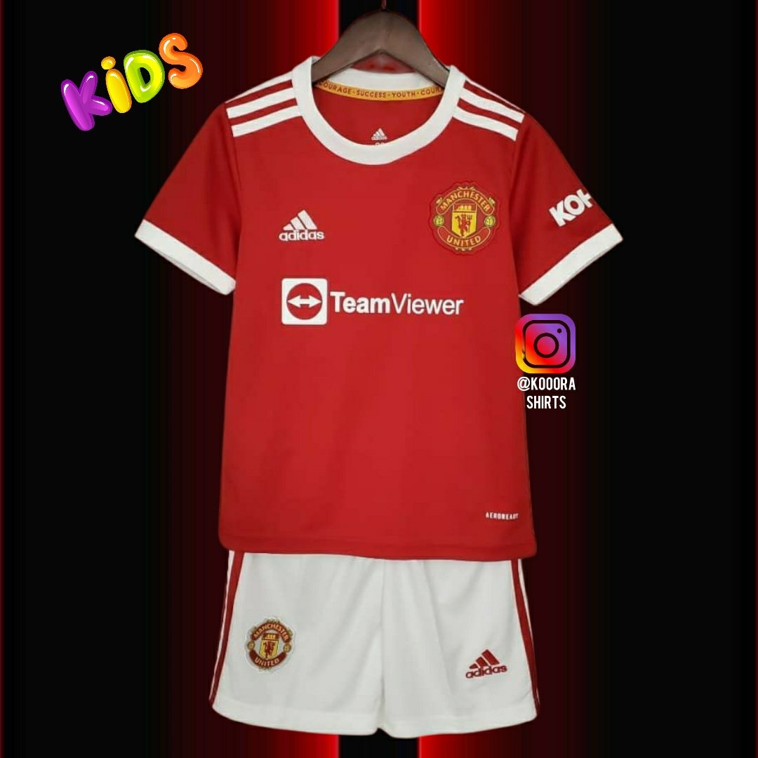Man United Home Kids kit 21/22