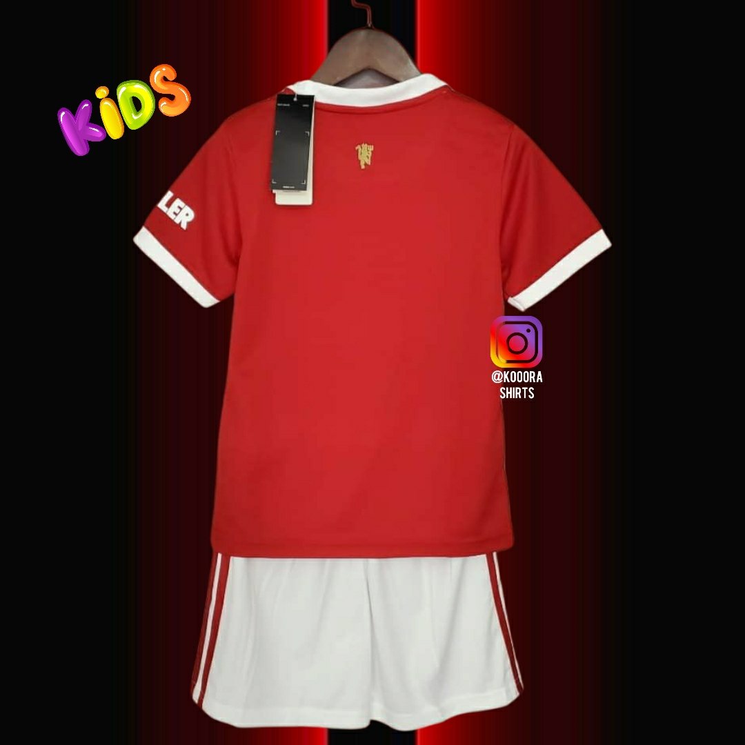 Man United Home Kids kit 21/22 - Image 4