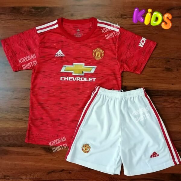 Man United Home Kids kit 20/21 - Image 2
