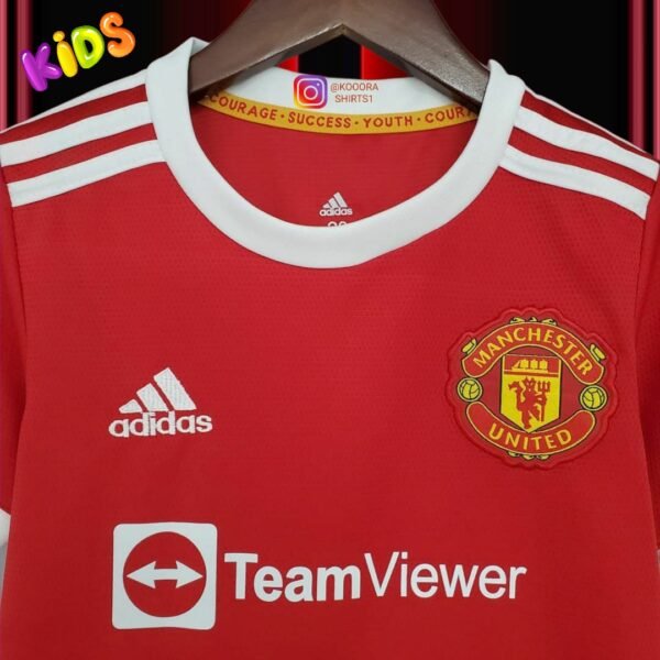 Man United Home Kids kit 21/22 - Image 2