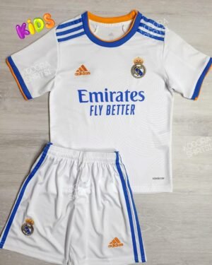 Real Madrid Home Kids kit 21/22