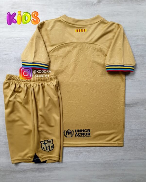 Barcelona Away Kids kit 22/23 - Image 3