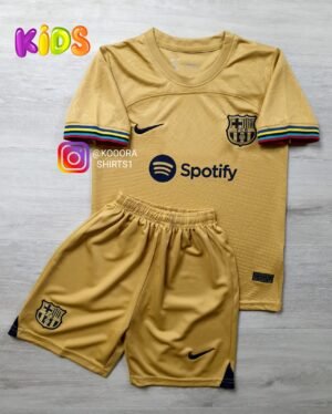 Barcelona Away Kids kit 22/23