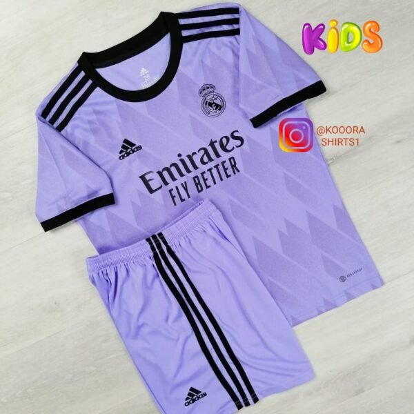 Real Madrid Away Kids kit 22/23 - Image 2