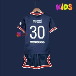 Messi PSG Home Kids kit 21/22