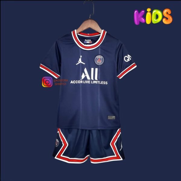 Messi PSG Home Kids kit 21/22 - Image 2