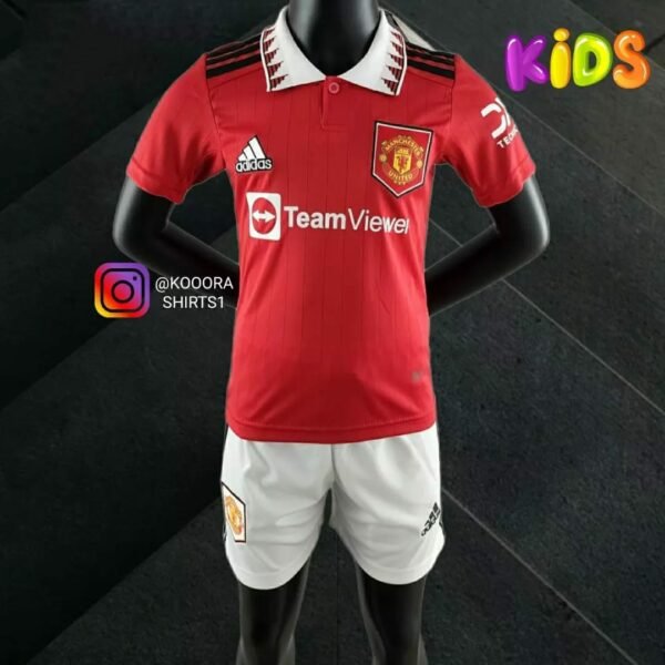Man United Home Kids kit 22/23 - Image 2