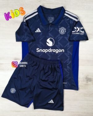 Man United Away Kids kit 24/25