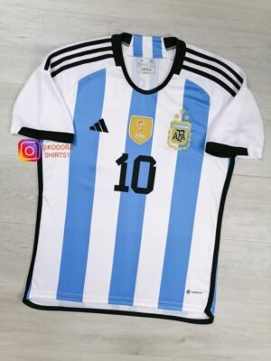 Messi Argentina Home Jersey World Cup 2022