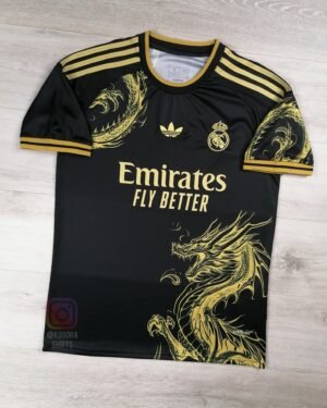 Real Madrid Dragon Black Jersey