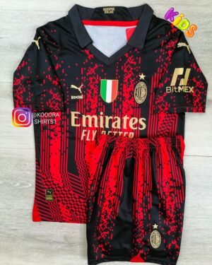 AC Milan 4th Kids kit 2023