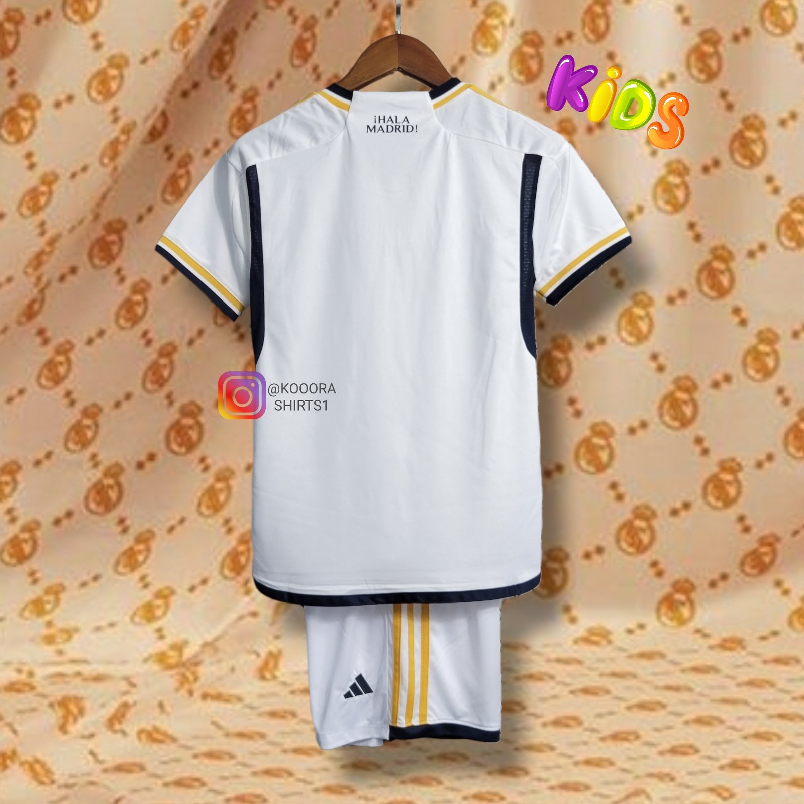 Real Madrid Home Kids kit 23/24 - Image 2