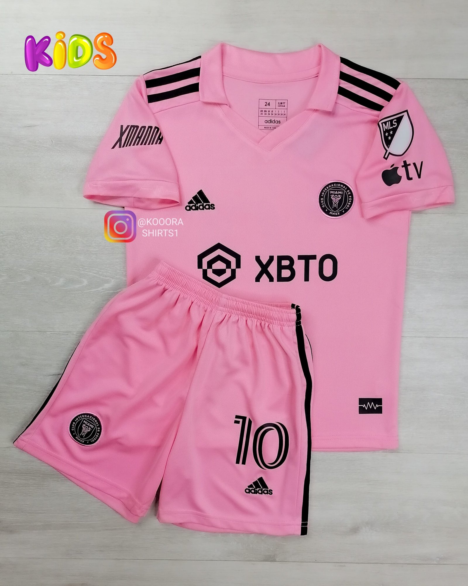 Messi Argentina Home Kids kit 2025 - Image 2