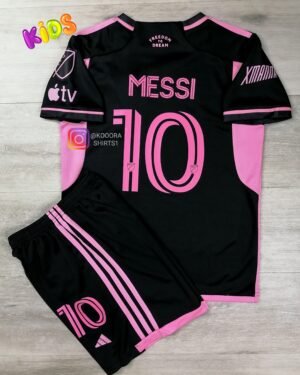 Messi Inter Miami Away Kids kit 23/24