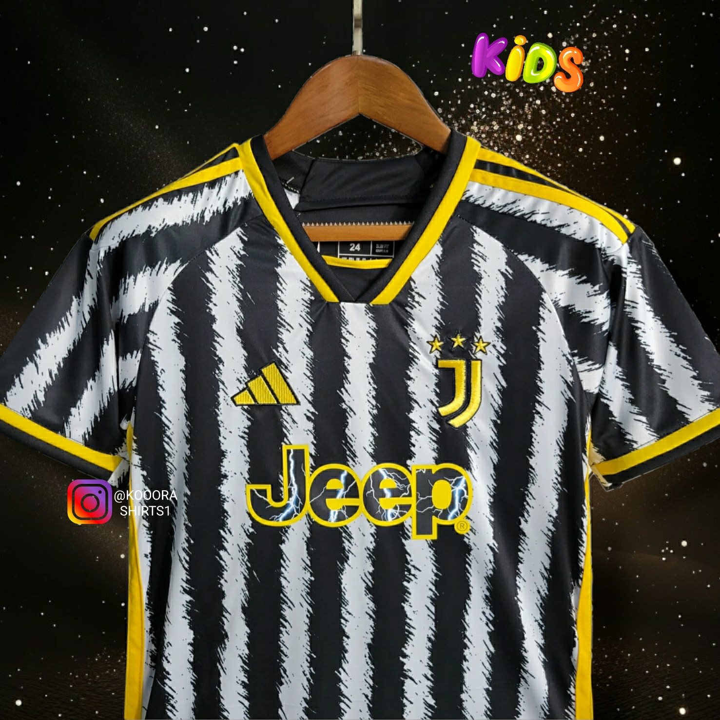 Juventus Home Kids kit 23/24 - Image 2