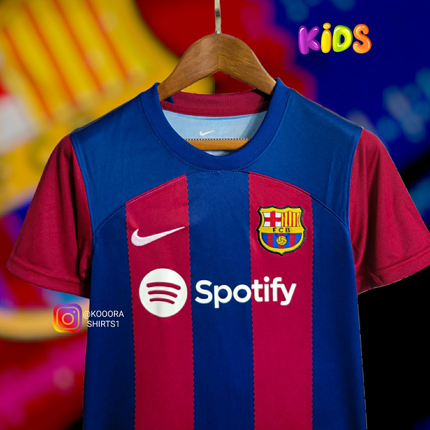 Barcelona Home Kids kit 23/24 - Image 2