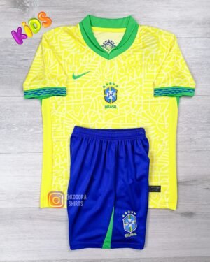Brazil Home Kids kit Copa 2024