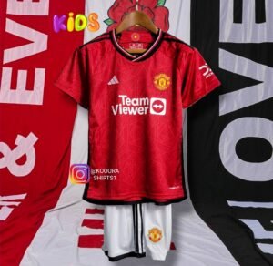 Man United Home Kids kit 23/24
