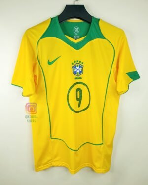 Ronaldo Brazil 2004 Home Jersey