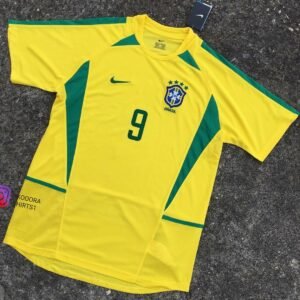 Ronaldo Brazil World Cup 2002 Home Jersey