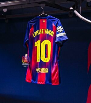 Barca Home with Player Name & Patch 25/26
