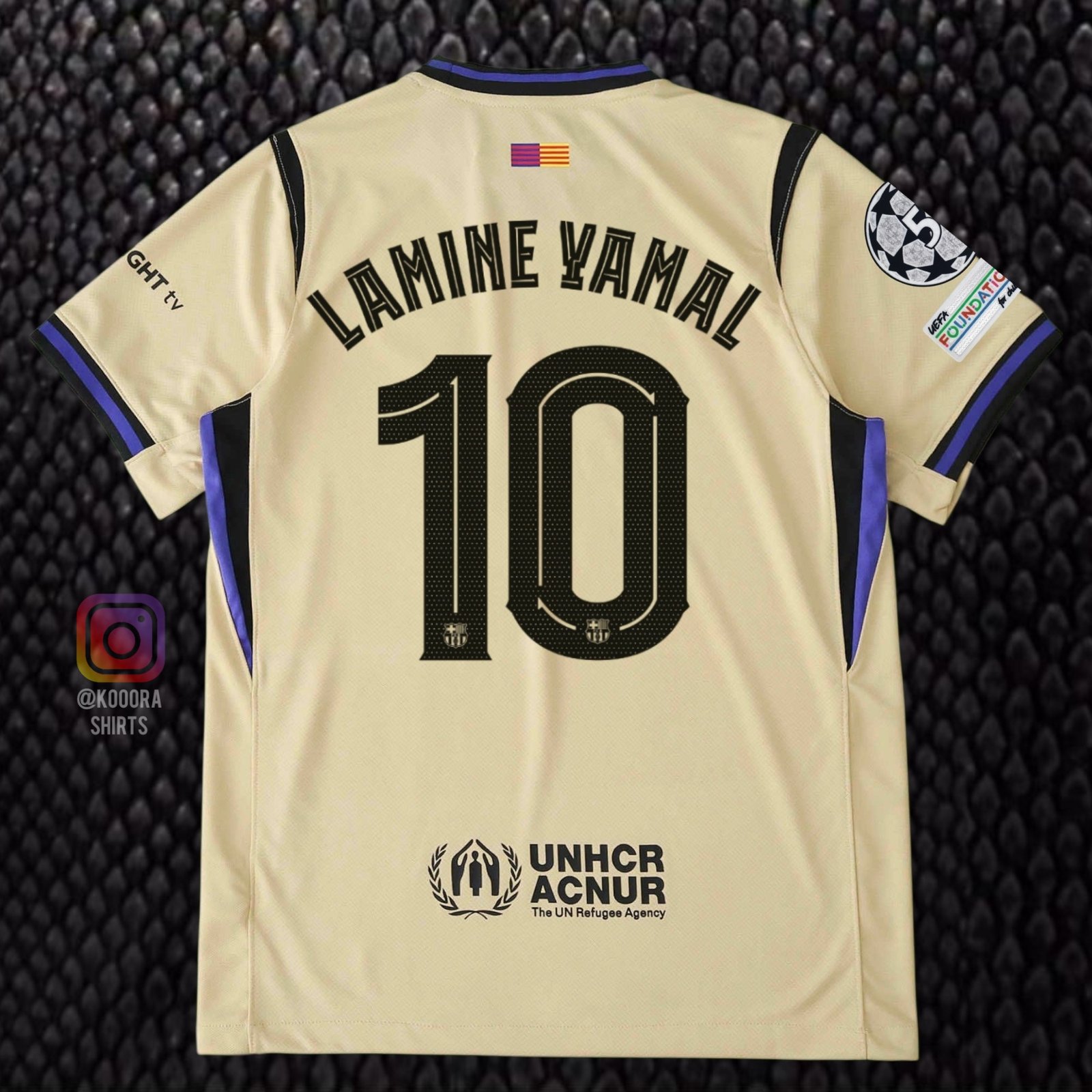 Barca Away with Player Name & Patch 25/26 - Image 3