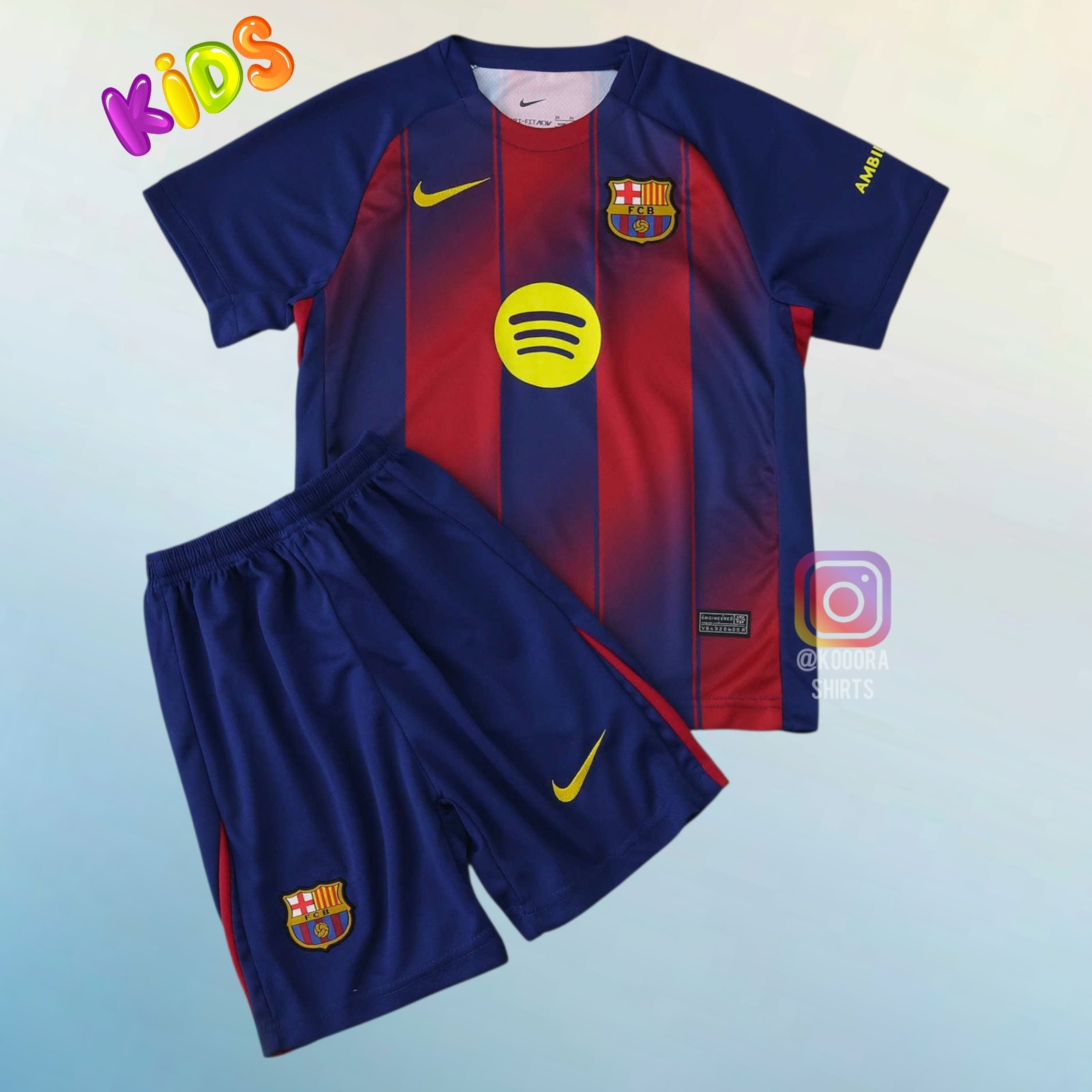 Barca Home Kids kit 25/26 - Image 4