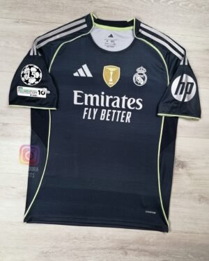 Real Away Jersey With Player Name & Patchs 25/26