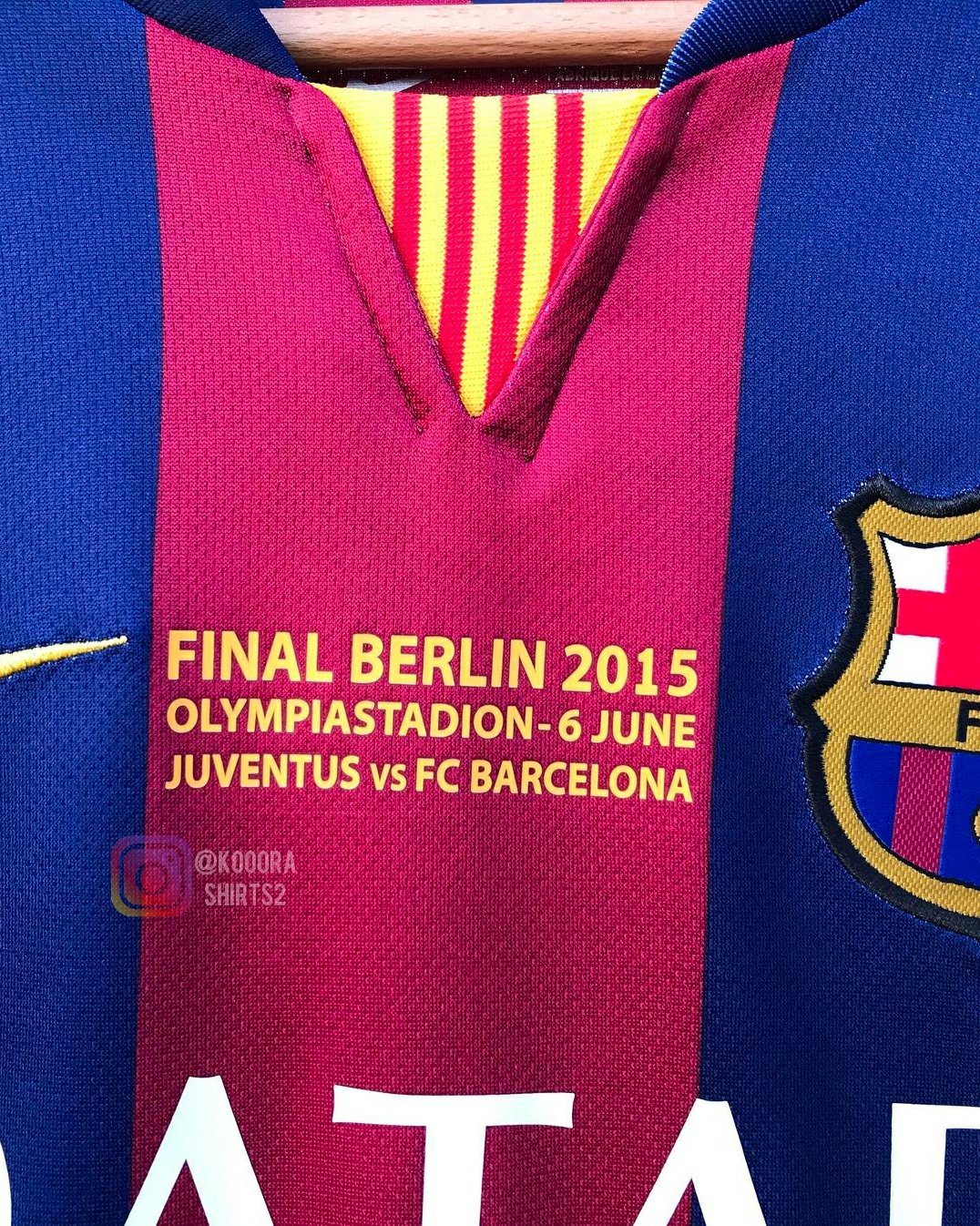 Neymar Barcelona Final 2015 Jersey - Image 5