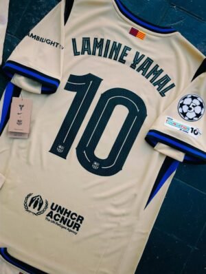 Barca Away with Player Name & Patch 25/26