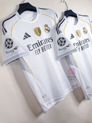 Real Home Player Version Jersey With Patchs 25/26