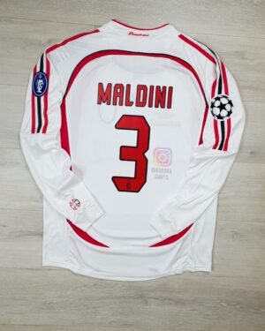 Maldini AC Milan Final 2007 Long Sleeve Jersey