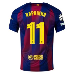 Raphinha Barca Home with Patch 25/26