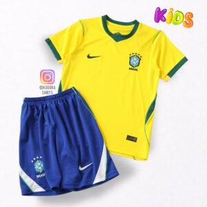 Brazil Home Kids kit World Cup 26