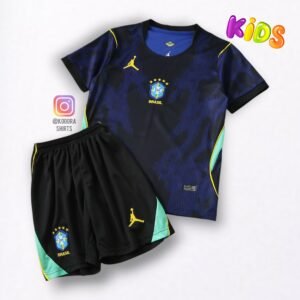 Brazil Away Kids kit World Cup 26