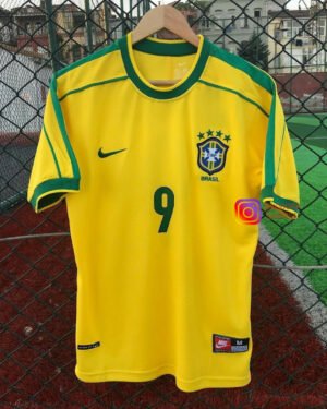 Ronaldo Brazil World Cup 1998 Home Jersey