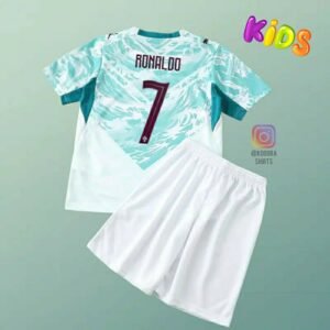 Ronaldo Portugal Away Kids kit World Cup 26