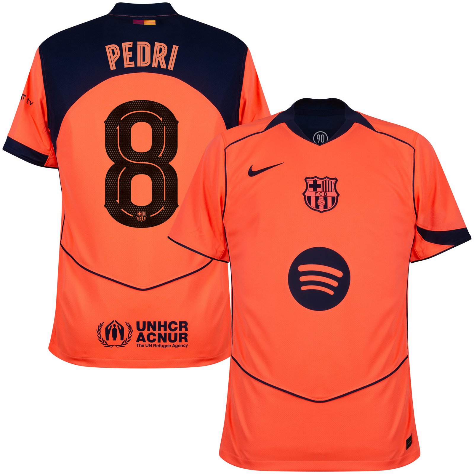 Barca 3rd Jersey With Player Name 25/26