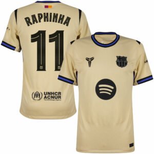 Barca Away Jersey With Player Name 25/26