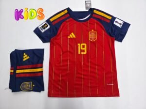 Yamal Spain Home Kids kit World Cup 26