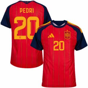 Spain Home Pedri Jersey World Cup 2026