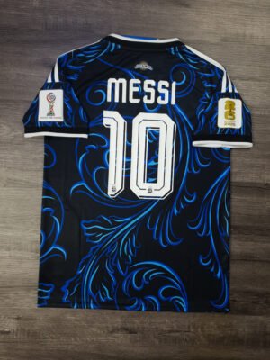 Messi Argentina Away World Cup 2026 with Patches