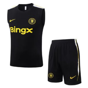 Chelsea Black Training Vest Set 26/27