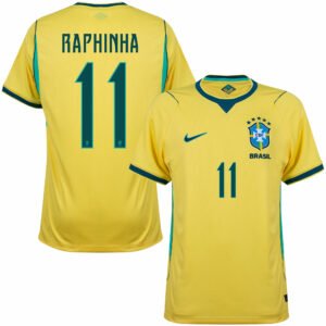 Brazil Home Raphinha Jersey World Cup 2026